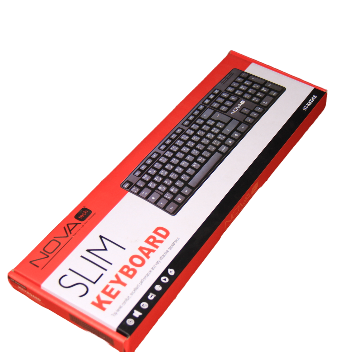 Clavier USB Slim de Bureau Nova tech