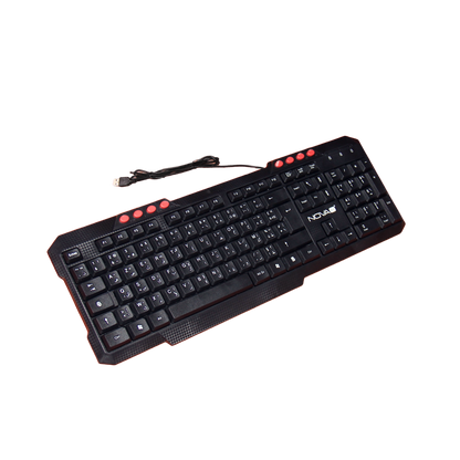 Clavier multimédia USB Avec 8 boutons de jeu