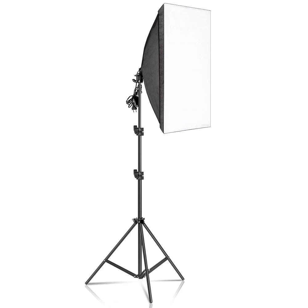 Kits d'éclairage Softbox 50x70CM Professional et trépied 2m