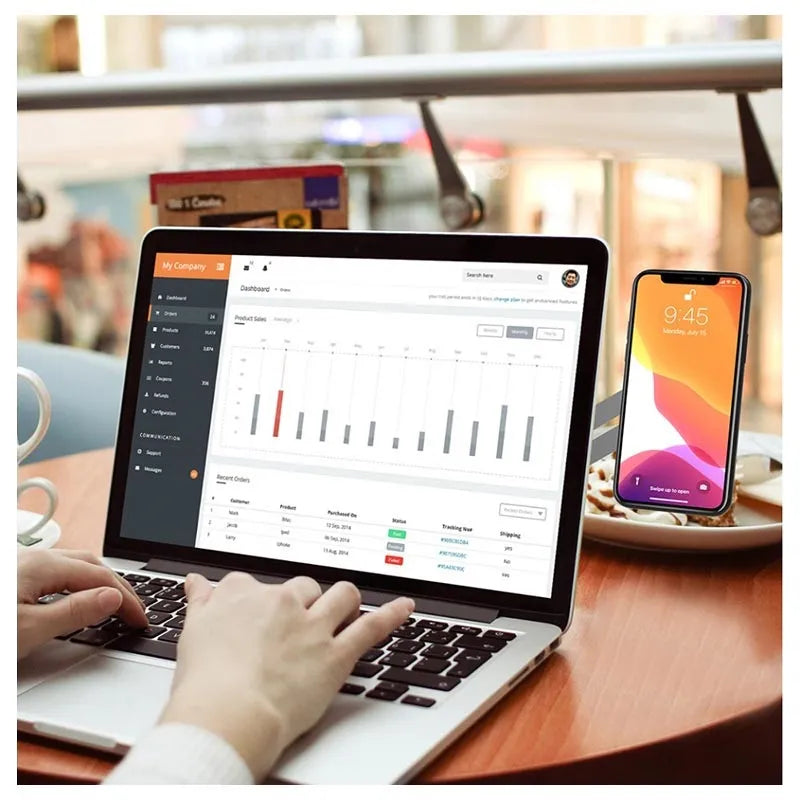 Support multitâche de smartphone magnétique en aluminium