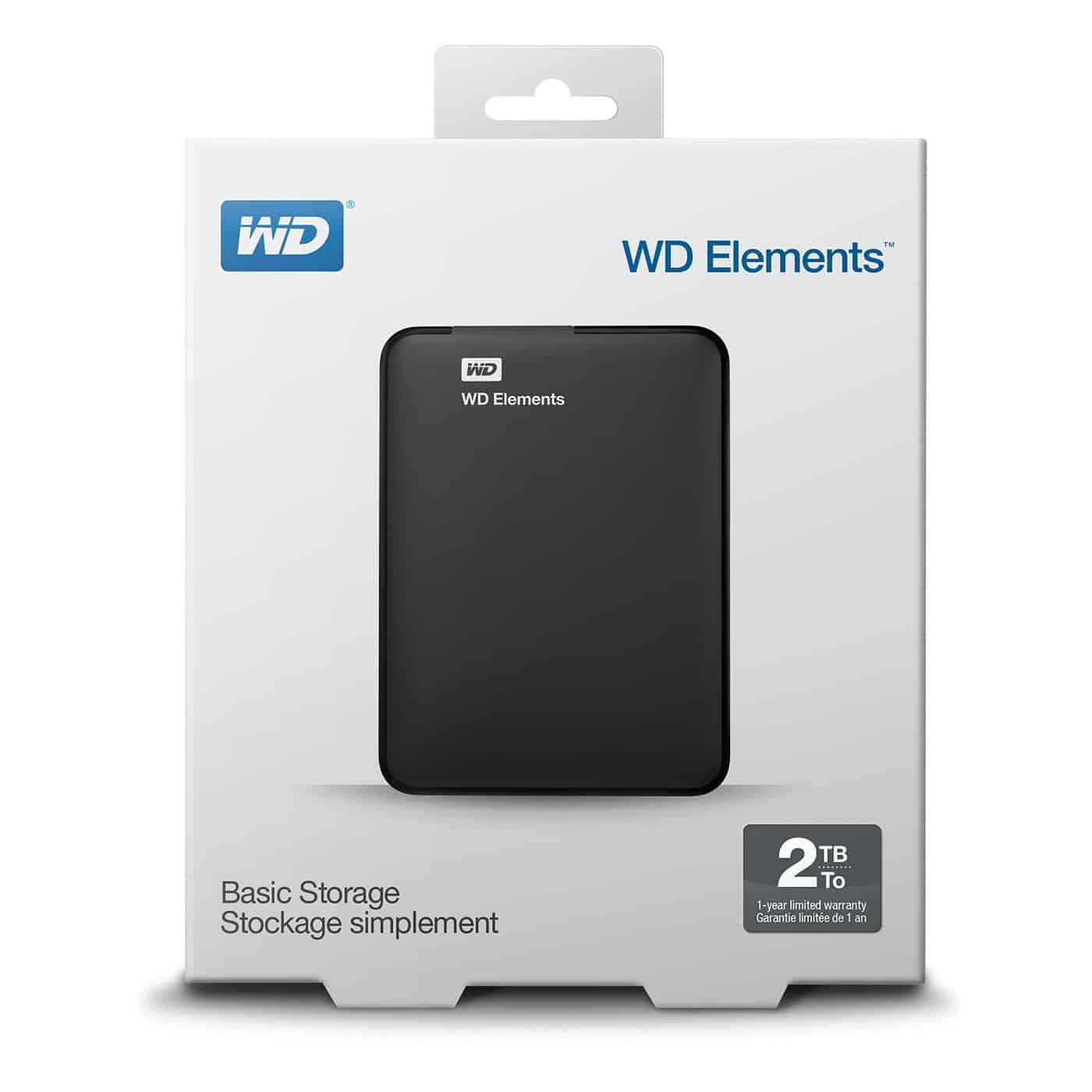 WD Elements 2TB External Hard Drive