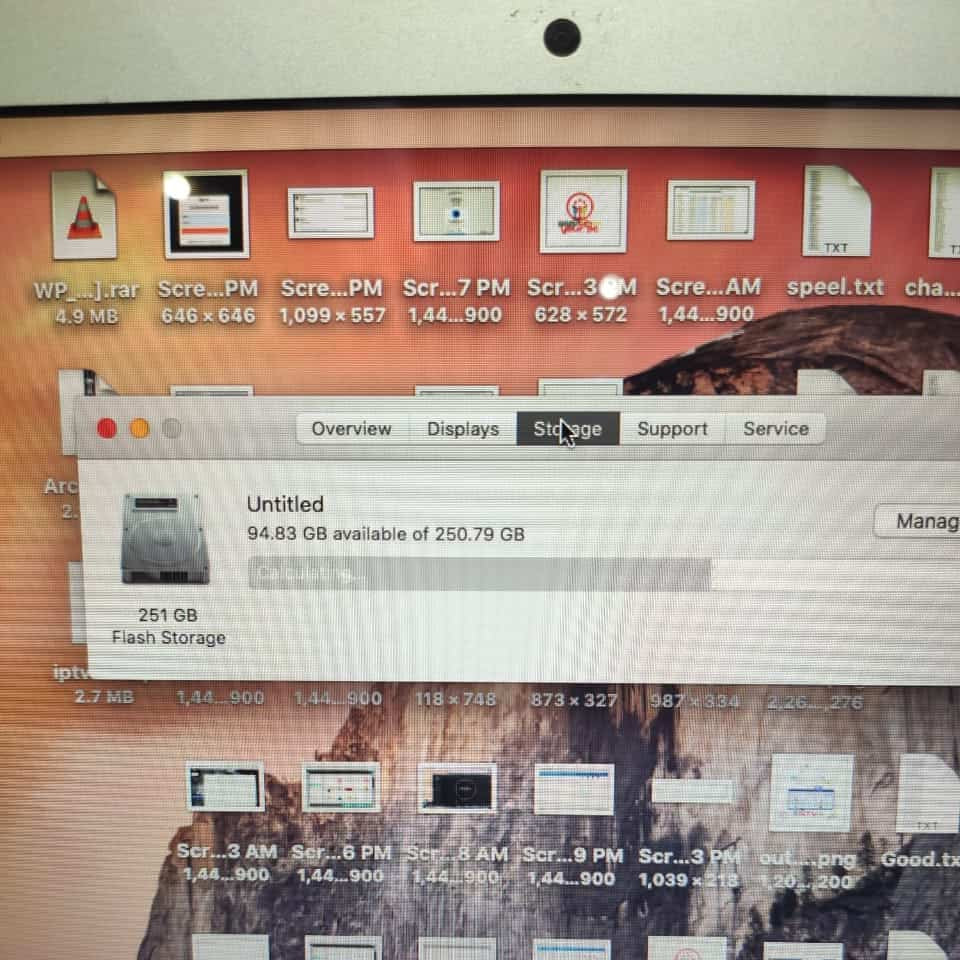 MacBook air core i7 1.7Ghz 8go Ram 256go SSD 2013