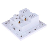 Prise USB 10A double prise murale | Chargeur USB, panneau de sortie de prise de courant cc