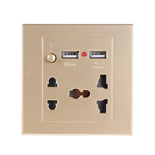 Prise USB 10A double prise murale | Chargeur USB, panneau de sortie de prise de courant cc