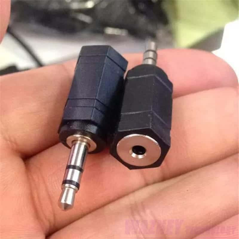 3.5 femelle à 2.5 mâle stéréo prise Audio casque casque convertisseur adaptateur