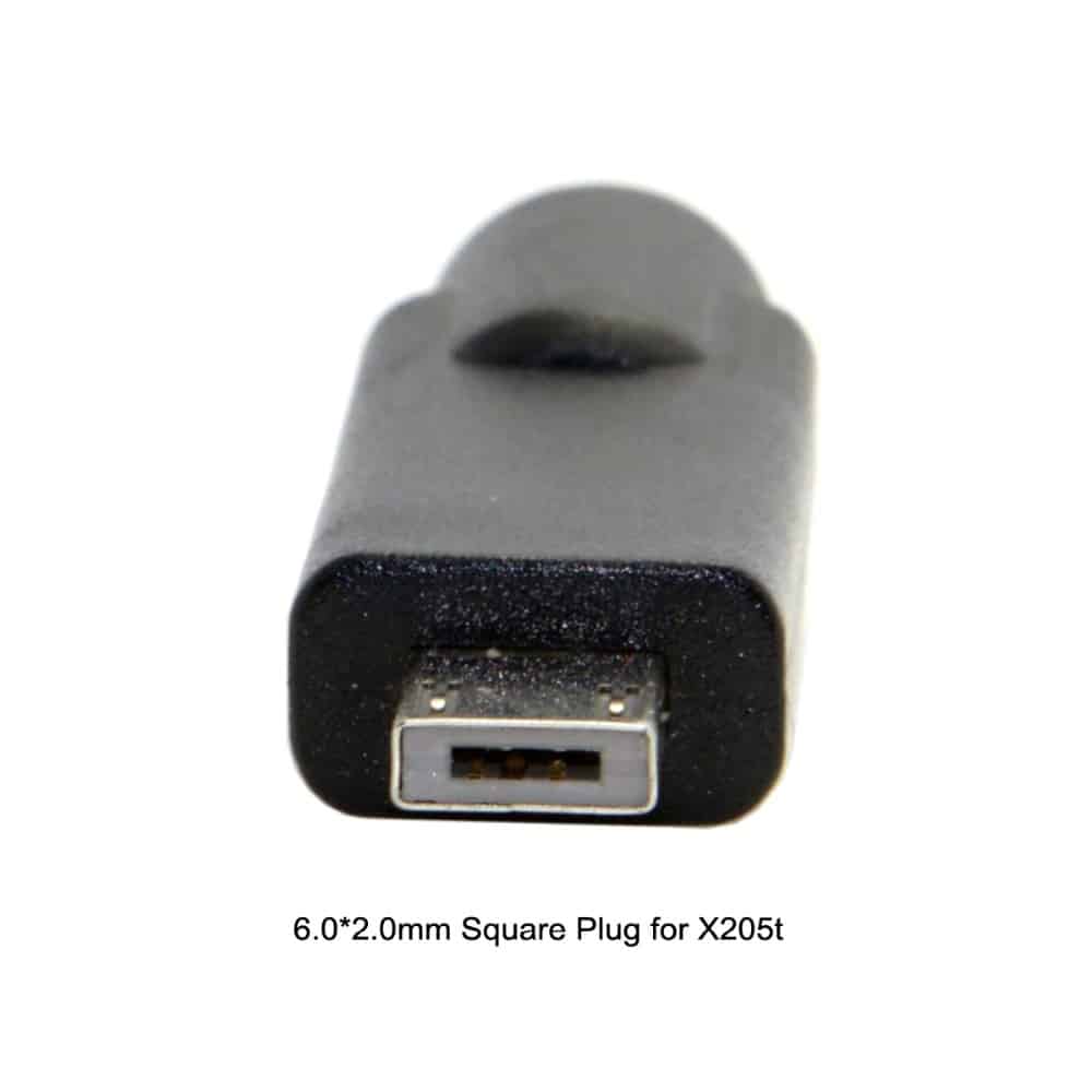 5.5mm x 2.1mm DC 19V prise d'alimentation adaptateur de charge pour ordinateur portable Asus Eeebook X205TA X205T X205