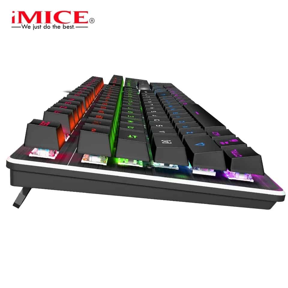 IMICE-PC MK-X80 Cool, clavier mécanique filaire, Notebook, clavier de jeu universel rétroéclairé