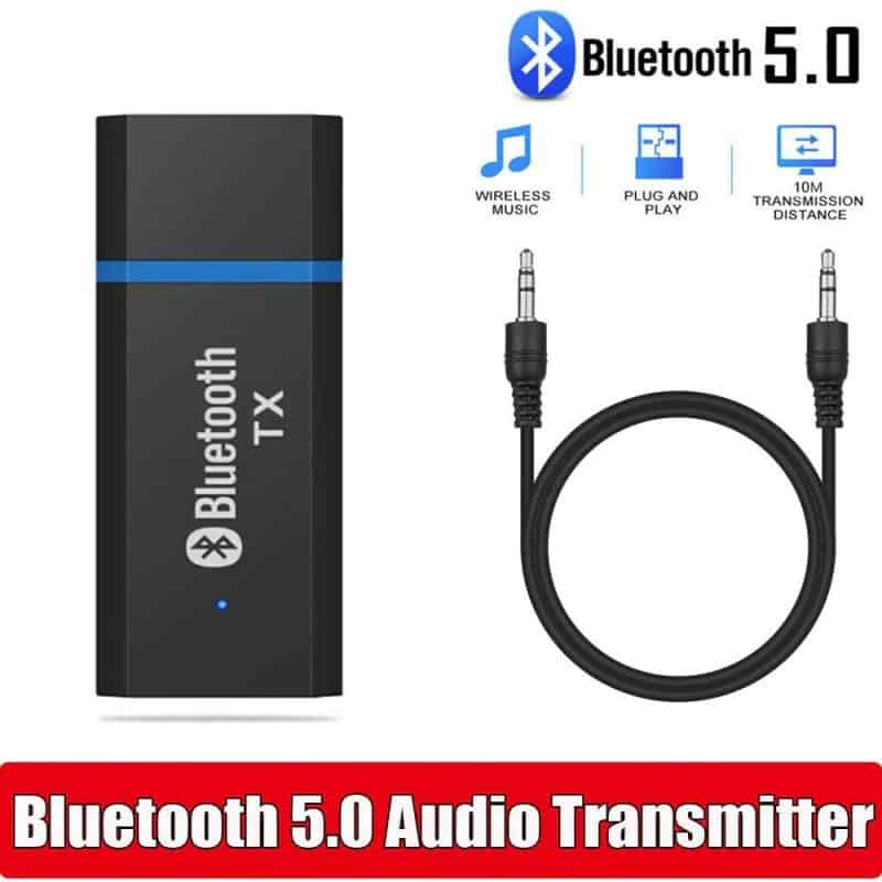 Bluetooth 5.0 Audio récepteur émetteur USB Mini 3.5mm Jack AUX stéréo