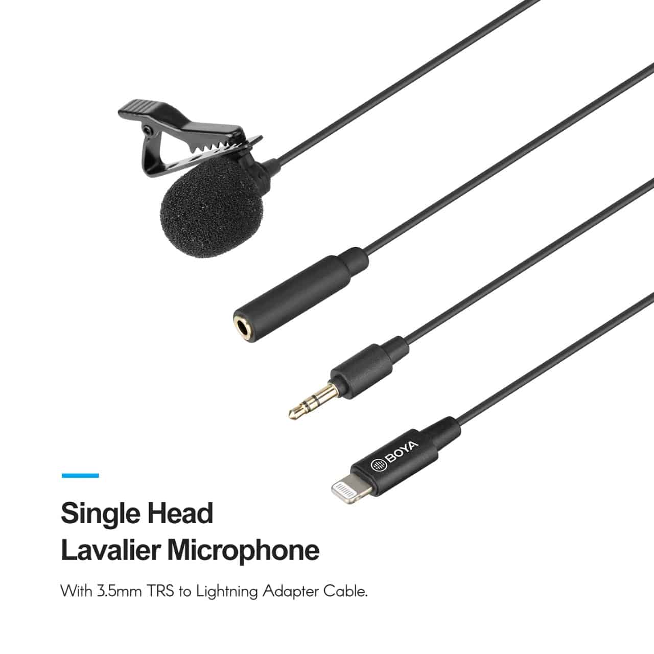 BOYA – micro cravate Lavalier cardioïde BY-M2 pour iphone et ipad