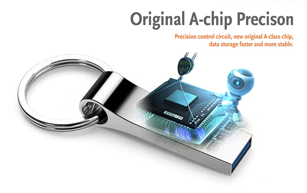 Clé USB haute vitesse Martrea - Argent 32G