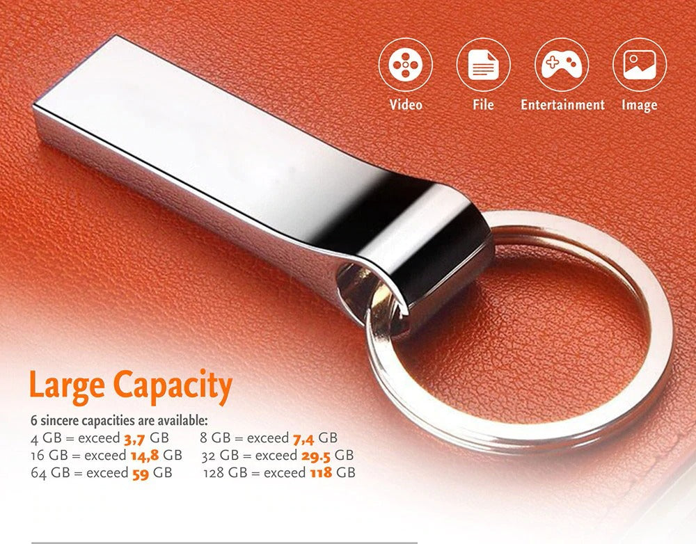 Clé USB haute vitesse Martrea - Argent 32G