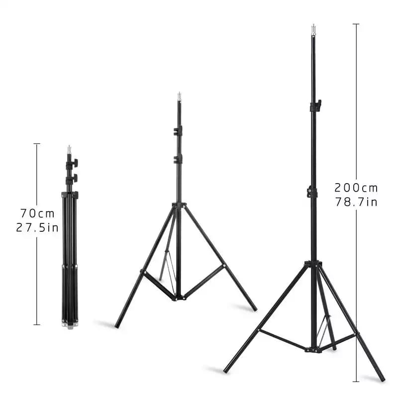 Kits d'éclairage Softbox 50x70CM Professional et trépied 2m