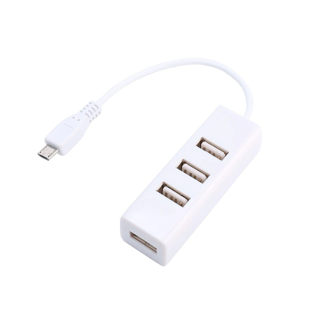 Micro USB à 4 ports OTG Hub pour Raspberry et smartphones
