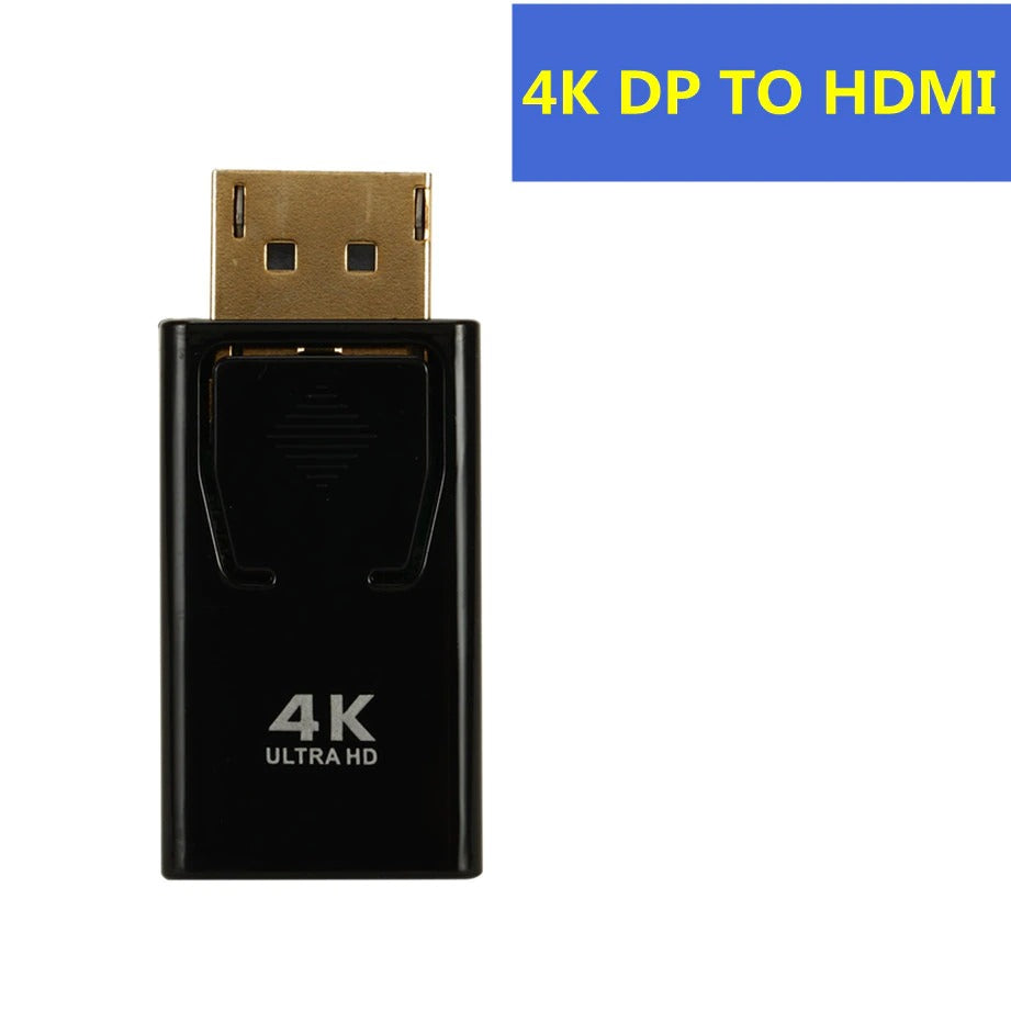 Adaptateur compatible DisplayPort vers HDMI 4K pour PC TV