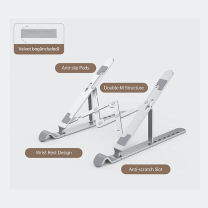 Support de pc portable pliable en aluminium haute Qualité