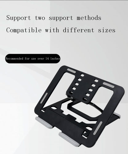 Support pour ordinateur portable ergonomique en ABS solide avec hauteur réglable