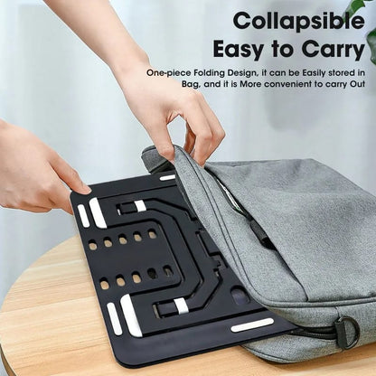 Support pour ordinateur portable ergonomique en ABS solide avec hauteur réglable