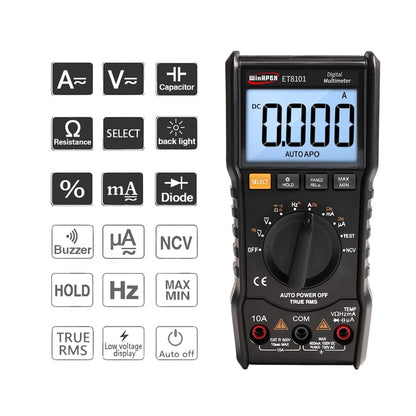 Multimètre numérique professionnel WINAPEX ET 8101
