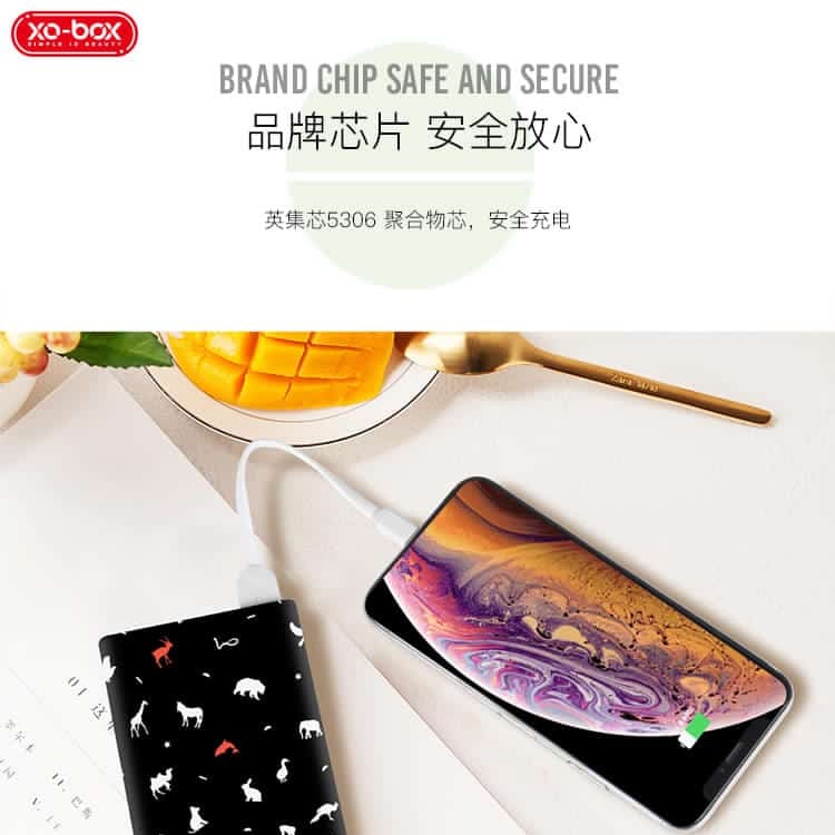 Powerbank de conception de transfert d'eau XO PB28 13000 mah