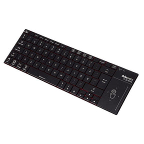 Clavier Sans Fil Duka QWERTY avec Grande Taille de Touchpad Souris Integre