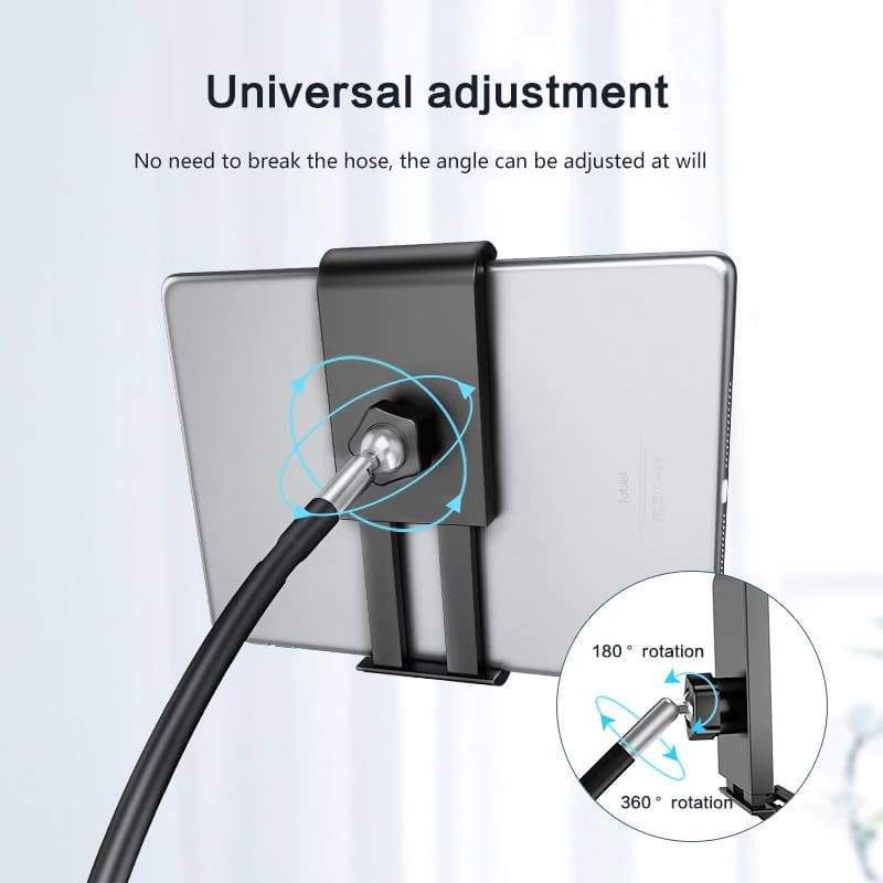 SUPPORT DE SOL RÉGLABLE SUPPORT DE BRAS DE SUPPORT LAZY MOUNT POUR IPAD TABLET IPHONE 140CM