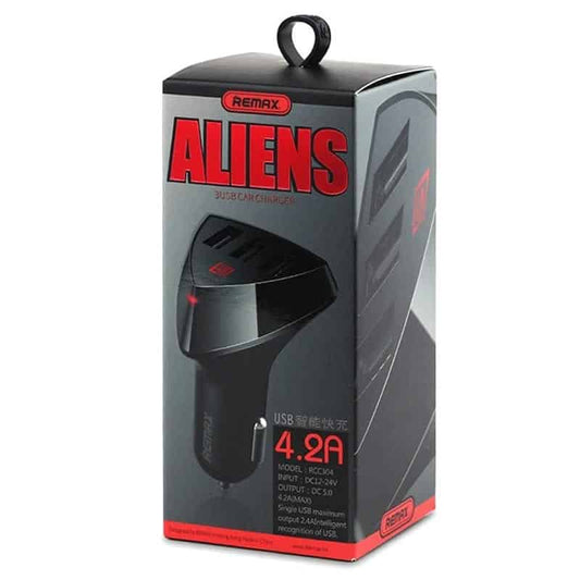 Chargeur Voiture Universel Remax Alien RCC-340 - 4.2A - Triple sortie USB