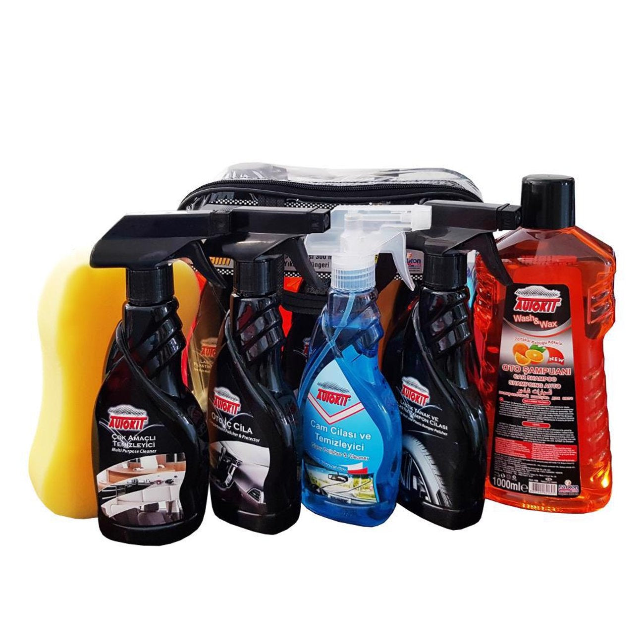 مجموعة العناية بالسيارات أوتوكيت ألترا 6 قطع في حقيبة