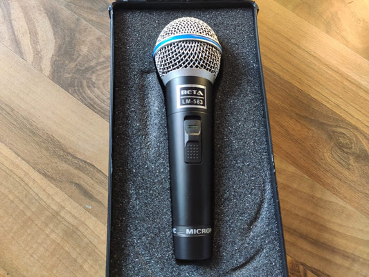 Microphone dynamique Vocal micro BETA LM-583 DJ karaoké