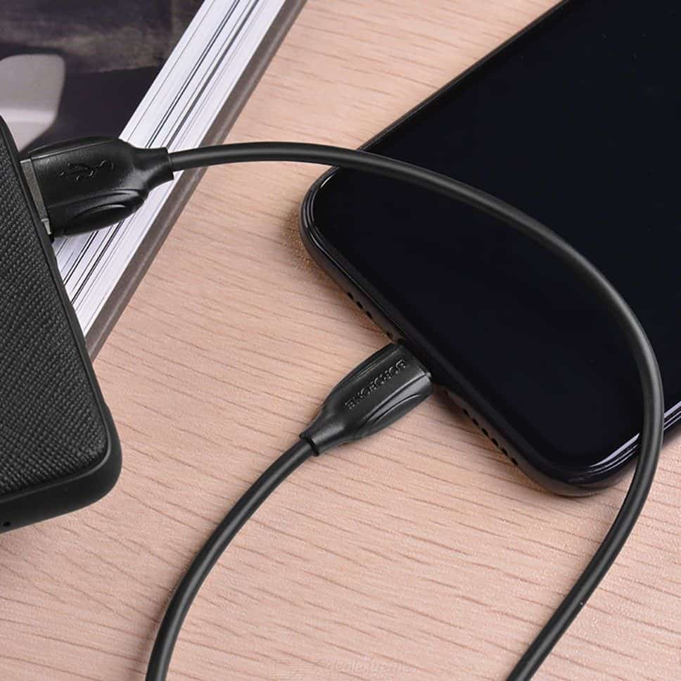 original Câble de données de charge universel BOROFONE BX19 pour iPhone SONY Samsung Apple