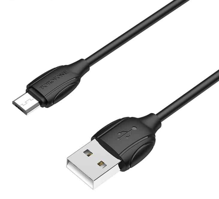 original Câble de données de charge universel BOROFONE BX19 pour iPhone SONY Samsung Apple