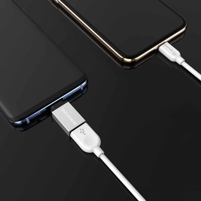 Adaptateur USB-A vers USB-C BOROFONE BV3