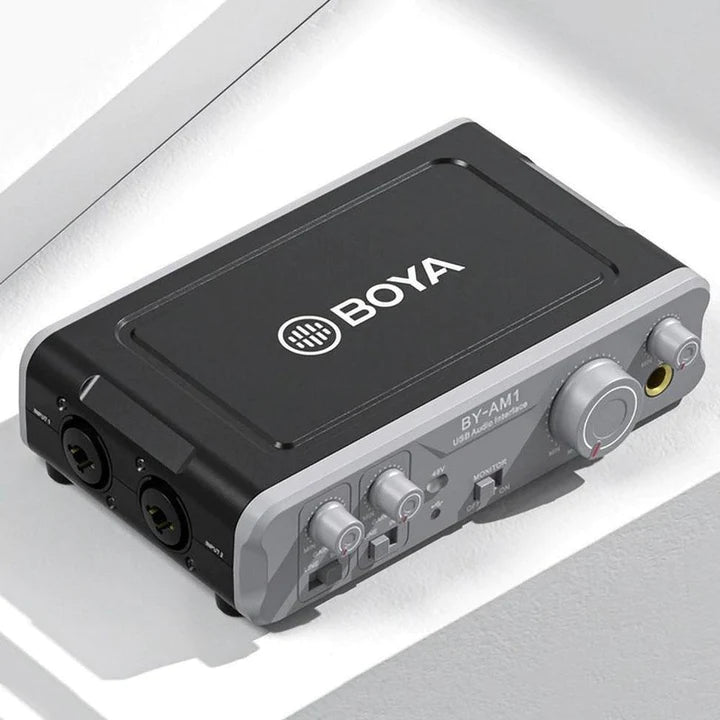 Carte Son BOYA BY-AM1 double canal 48V Miexeur