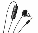 BOYA BY-M1 3.5mm Audio Video Record Lavalier Lapel Microphone