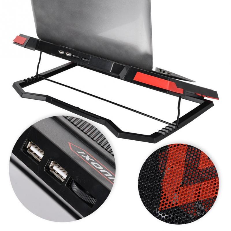 قاعدة كمبيوتر محمول للتبريد PAD كمبيوتر محمول LAP رادياتور تبريد مروحة صينية دعم