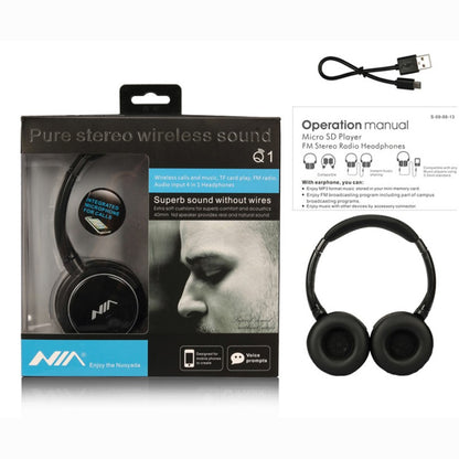 Casque Nia Q1 4 en 1 Bluetooth + Micro SD + FM Radio