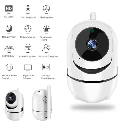 HD IP Camera Wireless Home Security Camera 360° WI-FI Cloud Camera Two Way Audio Night Vision CCTV Camera