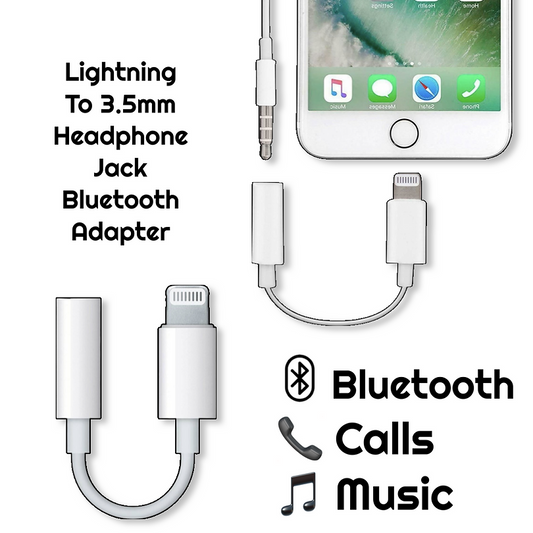Adaptateur Lightning vers Jack 3,5 mm Bluetooth Facephone