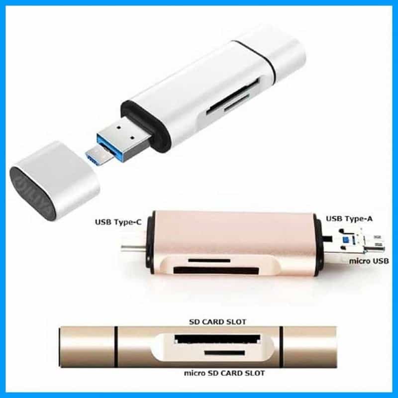 Earldom ET-OT10 3 in 1 Multi Card Reader OTG