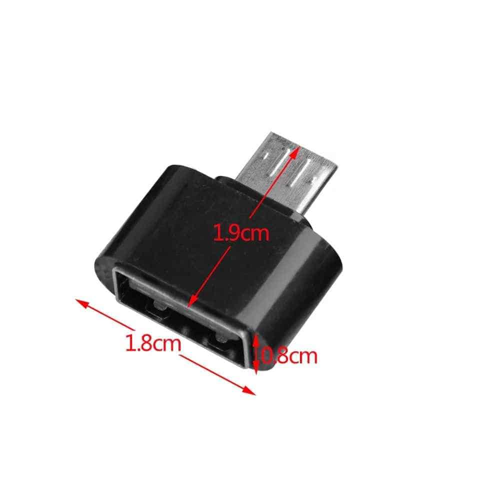 Micro USB B mâle vers USB 2.0 A femelle USB Micro OTG femelle adaptateur convertisseur câble