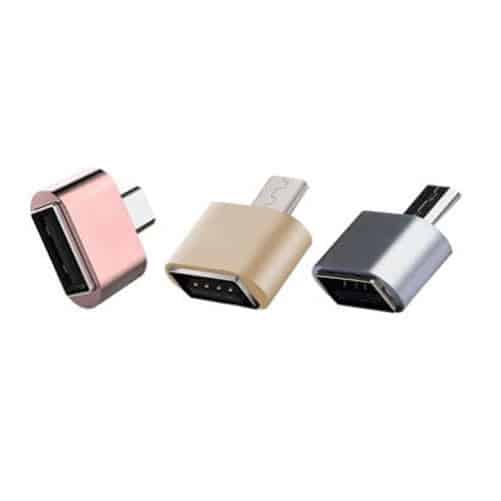 Micro USB B mâle vers USB 2.0 A femelle USB Micro OTG femelle adaptateur convertisseur câble