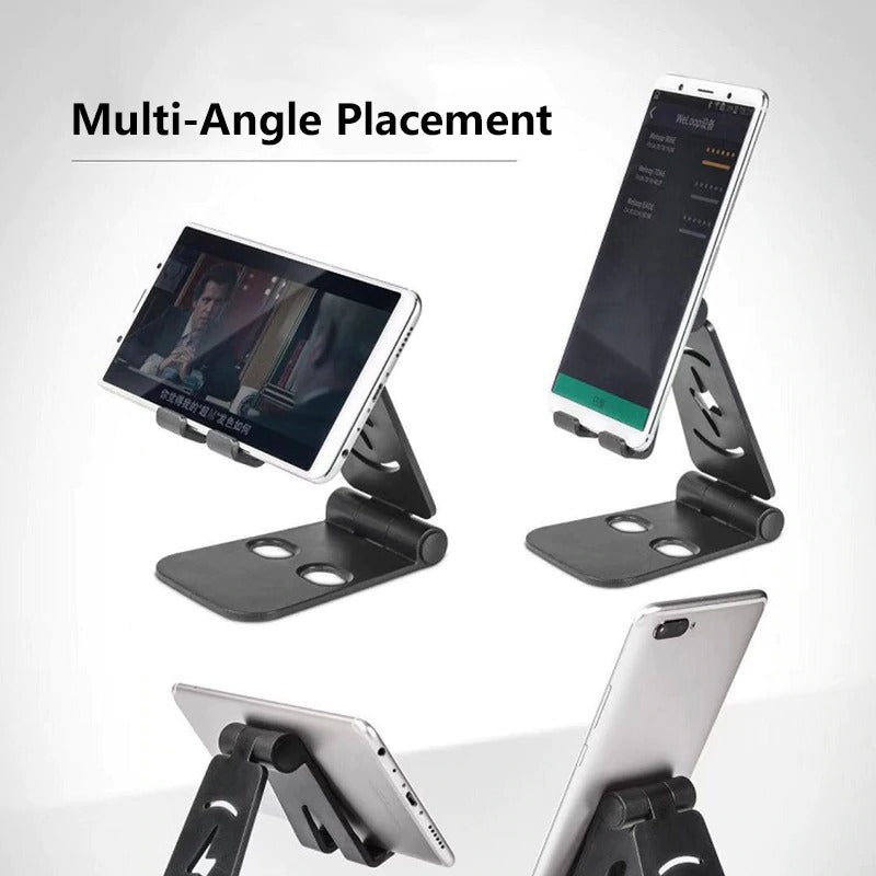 Support de bureau pour téléphone portable, pliable et extensible, universel, pour les paresseux