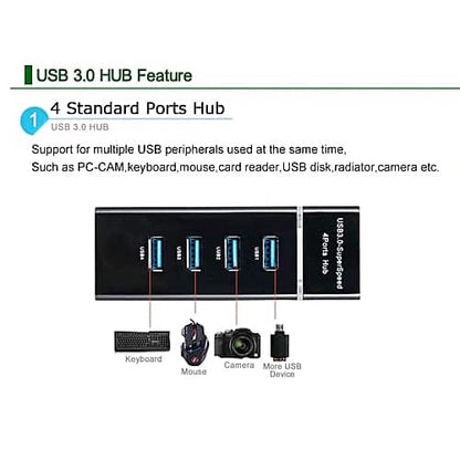 HUB haute vitesse mini 4 ports USB 3.0 avec câble de chargeur 4 adaptateur de charge de port USB pour ordinateur portable PC pour Iphone678X