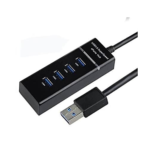 HUB haute vitesse mini 4 ports USB 3.0 avec câble de chargeur 4 adaptateur de charge de port USB pour ordinateur portable PC pour Iphone678X