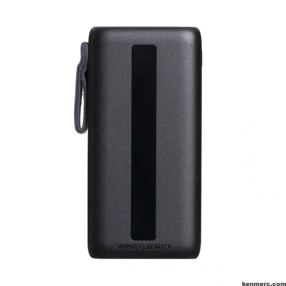 Batterie Externe XO Pr104 avec Affichage Numérique LED, 20000mAh - Noir