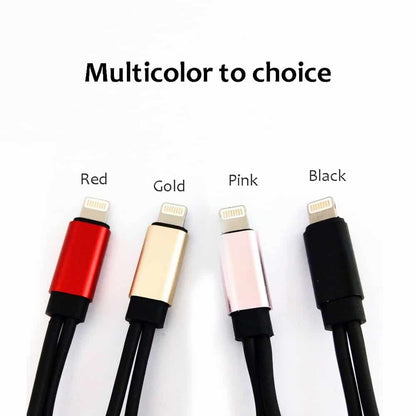 Cable adaptateur de prise ip double 3in1 Convertisseur d'appel audio de charge
