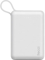 Batterie Externe Recci WISER RW-10000, 10000mAh, 1 Port USB - Noir et Blanc