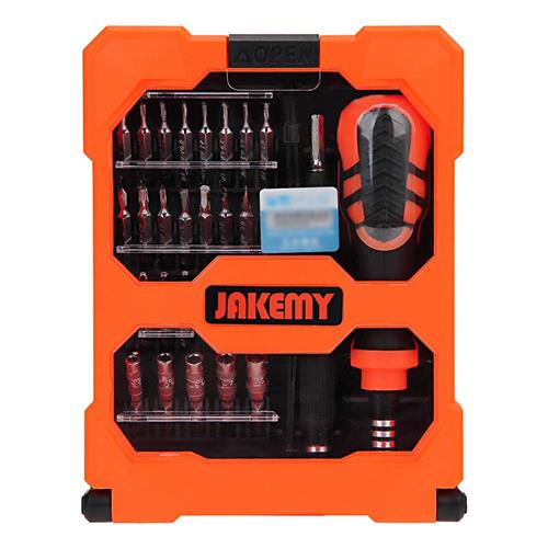 JAKEMY JM-8160 Jeu de tournevis 33 en 1 avec pince à épiler Spudger pour la réparation électronique