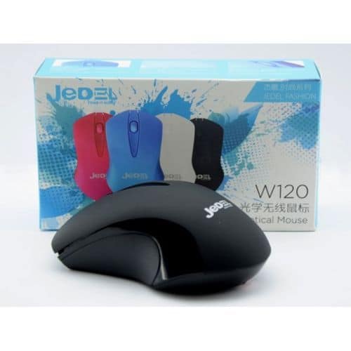 Jedel Souris PC Optique Sans fils W120 2.4Ghz - Noir