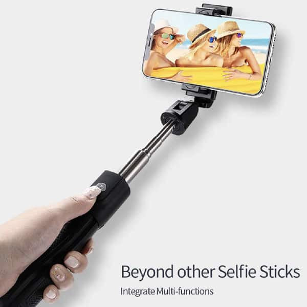 K06 Bluetooth Selfie bâton trépied monopode sans fil à distance