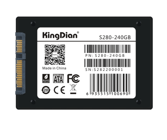 Disque SSD Kingdian S280 SATA III - 240 Go